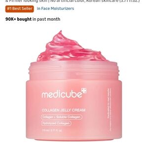 Medicube Collagen Jelly Cream - Vibrant Pink Moisturizer